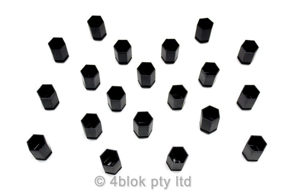 Holden Astra Wheel Nut Covers 17mm x 30mm 5 Stud 20 Pack New Genuine 4blok