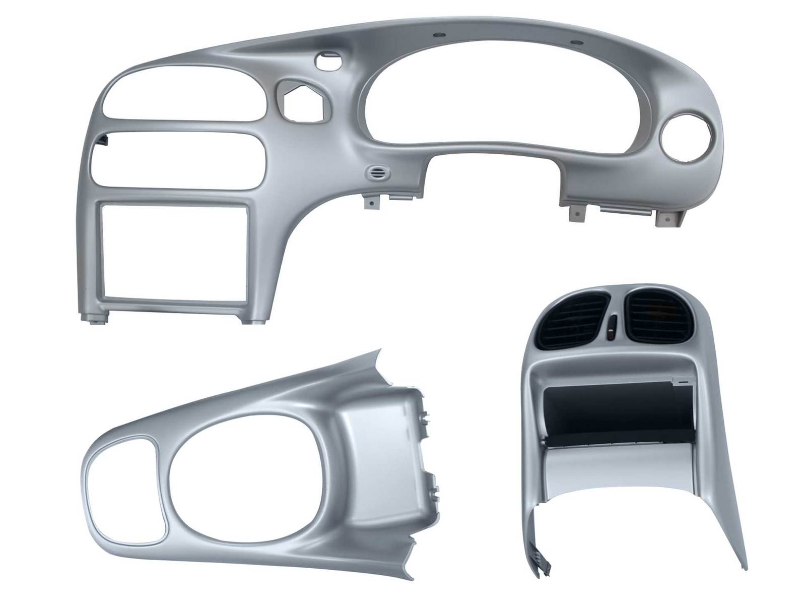 Holden Commodore VT VX VU Dash Kit Silver