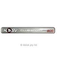 HSV VS Clubsport Genuine Dash Badge Build Number
