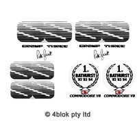 Commodore HDT VK Group 3 SS Decal Kit (Guards, Boot & Grille)