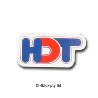 HDT Logo 30 X 15mm - Red And Blue - Xs