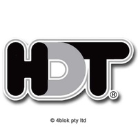 HDT Logo - Black And Silver - Large