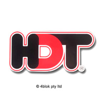 HDT Logo - Red And Black - Medium 90000NMR&BLK
