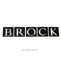 HDT Brock World Decal - Small