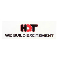HDT We Build Excitement Decal Red Black - 40061D