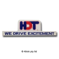 HDT WDE Decal Red Blue - 40061D