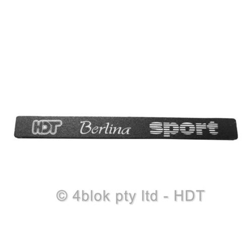 HDT VL Berlina Sport Dash Badge - 40222 