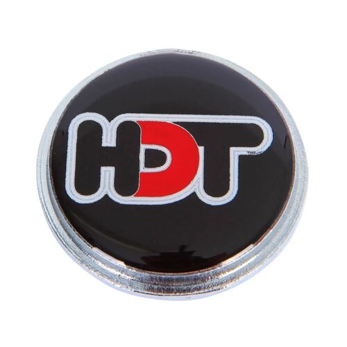 HDT VB VC VH VK VL Red & Black Horn Button 40028A
