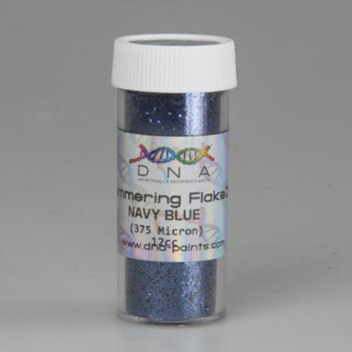 Shimmering Metal FlakeZ Navy Blue