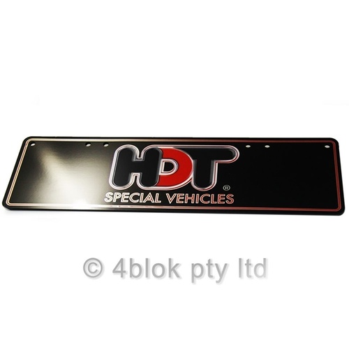 HDT Special Vehicle Fake Number Plate - HDTNG013