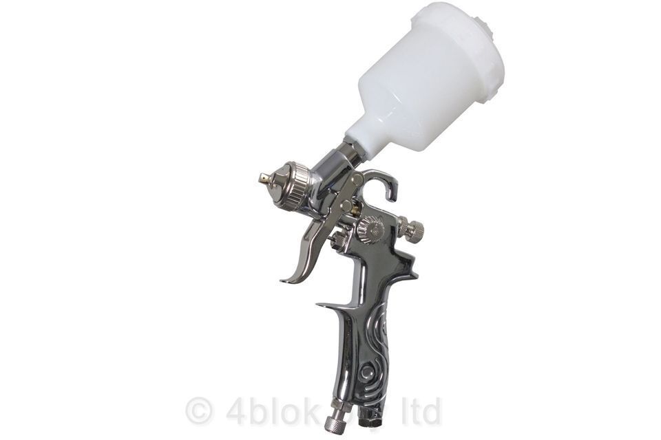 Gravity Chrome Spray Gun 0.8mm Nozzle 125ml Cup High Quality PTW Tools