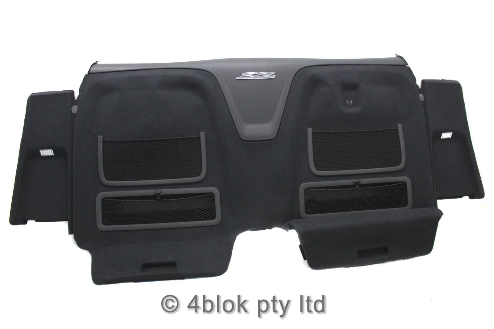 Ute VE SS Rear carpet trim with map pockets Black M NOS