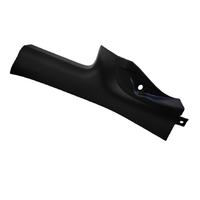 Used VE LHR Left Rear Onyx Black Inner Scuff Plate Trim 
