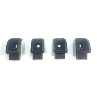 Used VP VQ Black Door Lock Surrounds x 4 