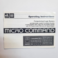 NOS VK Micro Command Radio Operating Instructions  