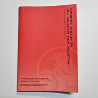 VZ WL 3.6 Litre V6 Alloytec  Service Booklet 