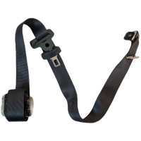 Used VS LHR Left Rear Blue Graphite Seat Belt 