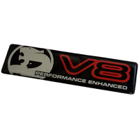 NOS VQ Performance Enhanced V8 Guard Badge 