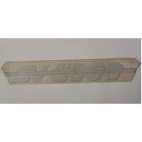 NOS VN SV5000 Silver Genuine Rear Door/ Bumper Decal 