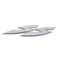 VY V2 Satin Chrome SS Door Badge 