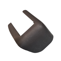 Used VT Right RH Taupe Rear Inner Seat Rail Cover Trim 