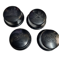 NOS VH VK Black Wheel Centre Caps Set Of 4 
