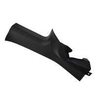Used VF WN LHR Left Rear Jet Black Inner Scuff Plate Trim 