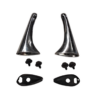 Used HQ HJ HX HZ WB Commercial Door Mirror Stem Pair 