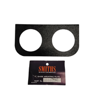 New Vintage Smiths Twin 2" Gauge Mounting Plate 