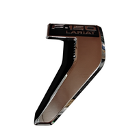 As New Right RH Ford F-150 2021-25 Chrome Fender Guard Vent Badge Lariat 