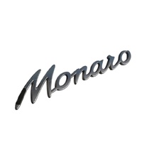Used VY V2 VZ Monaro Satin Chrome Rear Quarter Panel Badge Emblem 