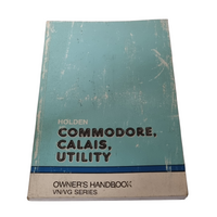 NOS VN VG Owners Handbook Manual 10/93 