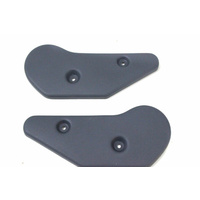 VR VS Front Seat Bolt Cover Trim Pair Blue Grey 