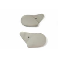 VT VX Front Seat Bolt Cover Trim Pair Beige 