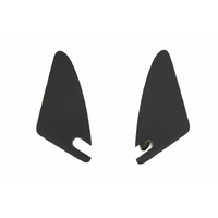 WM Inner Door Mirror Trim Screw Cover Black 