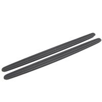 VY VZ Front Anthracite Black Scuff Plate Insert Pair 