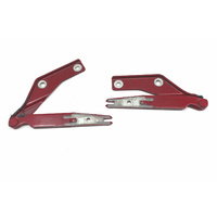 V2 VY Pulse Red Bonnet Hinges 