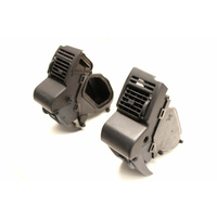 VQ Steel Blue / Black Vent Dash End Pair 