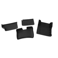 Used VT VX WH V2 Black Console Rubber Mat Set Of 4 