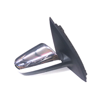 Used VE WM Right RH Chrome Heated Door Mirror W/ Light 