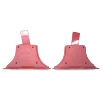 Used VL Madeira Red Lower B Pillar Trim Pair 