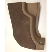 Used VR RH Coral Sand Carpet Kick Panel 