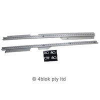 New Aluminium Cargo Tie Down Rails With D Shackles 1.2m 4x4 Ute Tray Tub Van