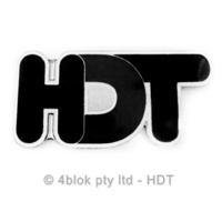 HDT Logo Badge 70mm Black - 40259