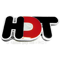 HDT Logo Badge 70mm Red & Black - 40259A