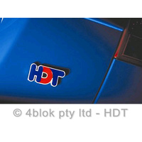 HDT Logo Badge 70mm Red & Blue - 40259B