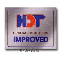 HDT VN - VY Improved Tag Large - 40065D