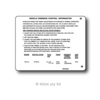 HDT VC Emission 5-0 V8 Decal - 90011C5-0