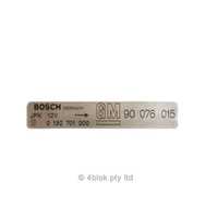 HDT VC Chrome Bosch Fan Decal - 90040