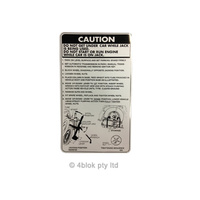 HDT VC Jack Instructions - 90012P